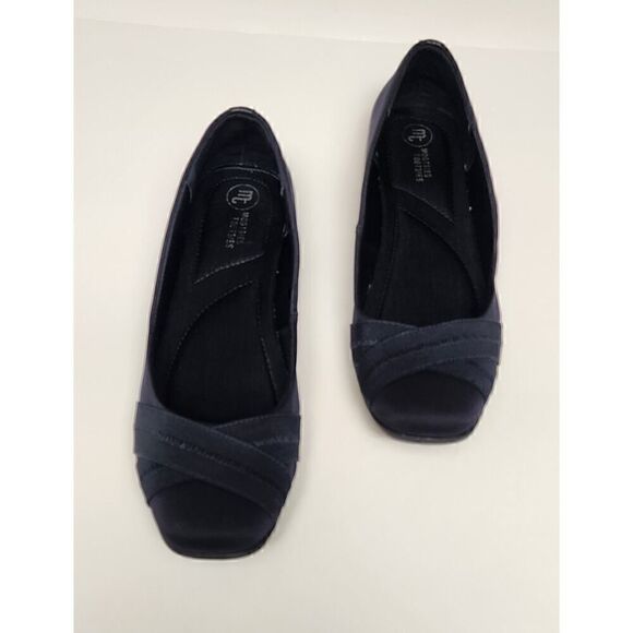 Mootsies Tootsies Modellie Casual Navy Blue Textile Upper Flat Shoes Size 8M - Picture 9 of 14